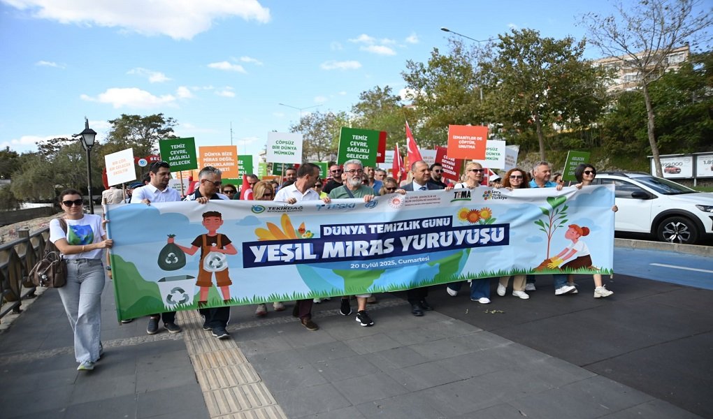 DÜNYA TEMİZLİK GÜNÜ TEKİRDAĞ’DA ETKİNLİKLERLE KUTLANDI