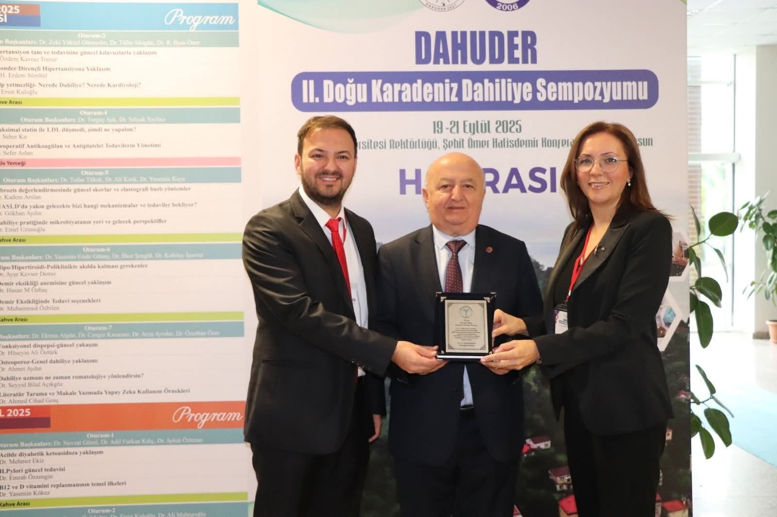 GİRESUN’DA 300 HEKİM DAHUDER 2. DOĞU KARADENİZ DAHİLİYE SEMPOZYUMU’NDA BULUŞTU