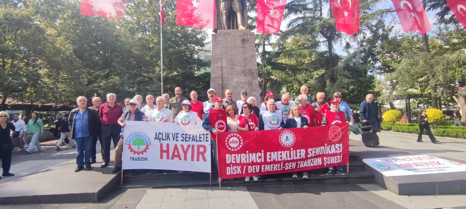 Tüm Emeklilerin Sendikası ve DİSK Emekli Sen’den Ortak Basın Açıklaması