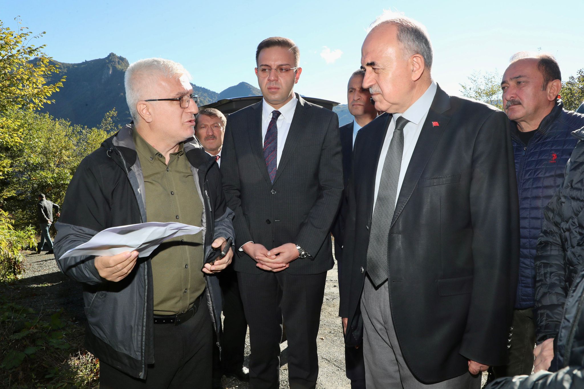 ORDU VALİSİ ÇED BAŞVURULARINI YERİNDE İNCELİYOR.