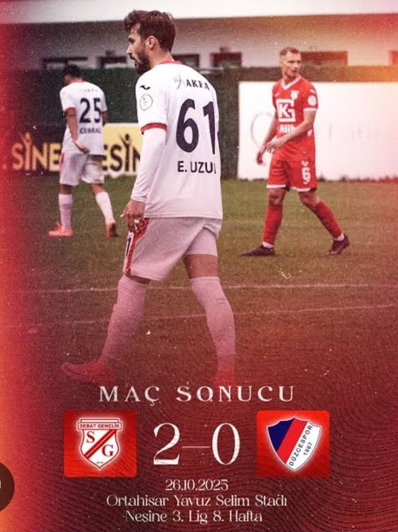 Sebatspor zirveye yerleşti..