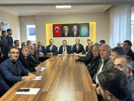 BAŞKAN GENÇ, ŞALPAZARI’NDA MUHTARLARLA BULUŞTU