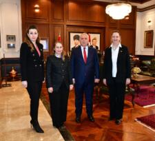 VALİ YILDIRI, KKTC HEYETİNİ KABUL ETTİ