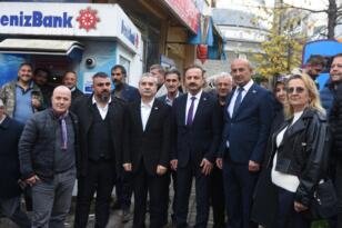 AĞIRALİOĞLU ŞALPAZARI ESNAFIYLA BULUŞTU;